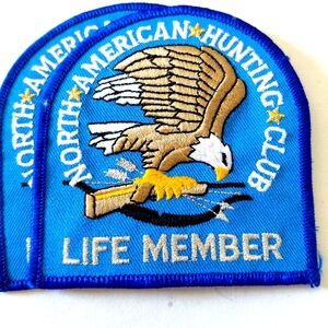 Life Member Patch - Blue and Gold